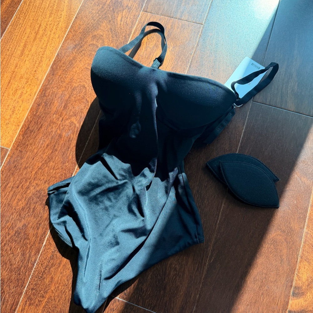 WOLFORD Black One-Piece bodysuit